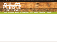 Tablet Screenshot of hallockville.com